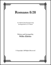 Romans 8:28 SATB choral sheet music cover